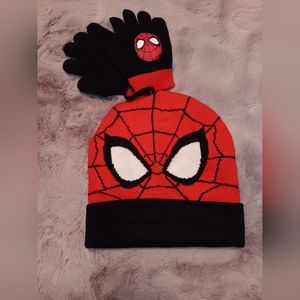 Spiderman Hat & Glove set